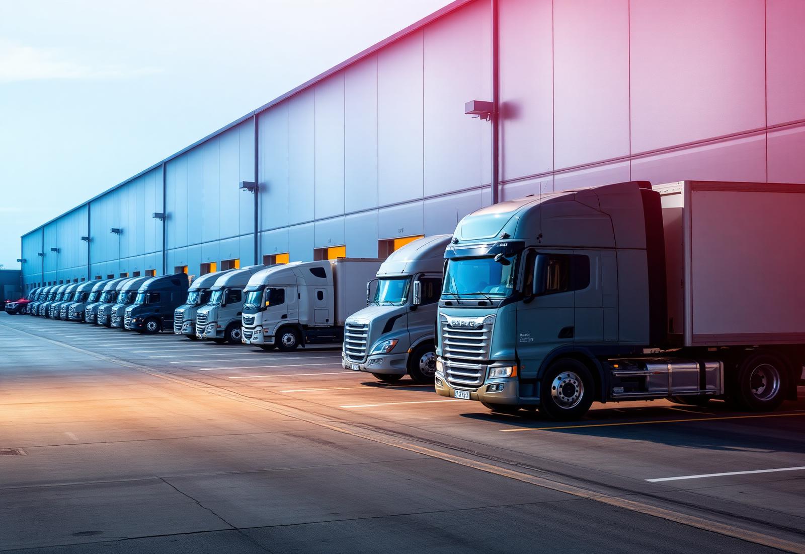 Distribution warehouse loading docks